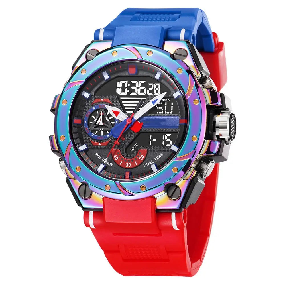 Dual Display Outdoor Waterproof Watch