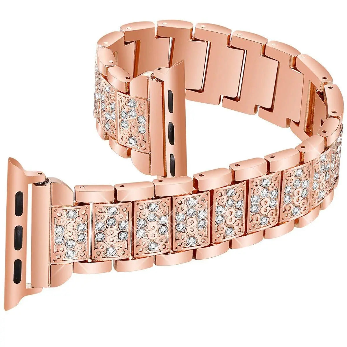 Full Diamond Zinc Alloy Watch Strap