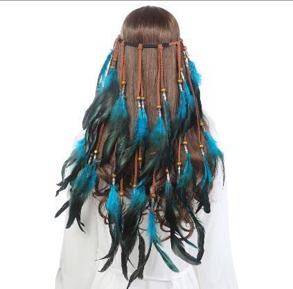 Boho Feather Headband Ornament