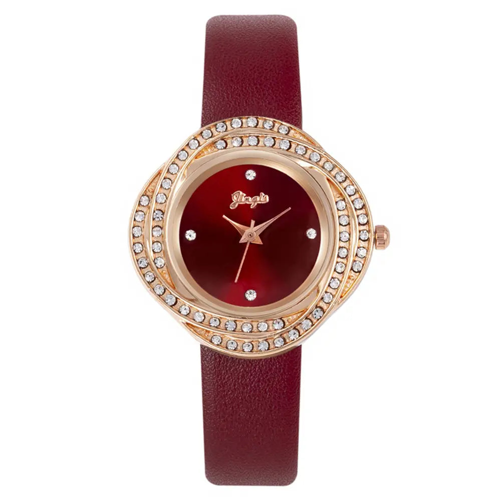 Diamond Dial Women’s Quartz Watch