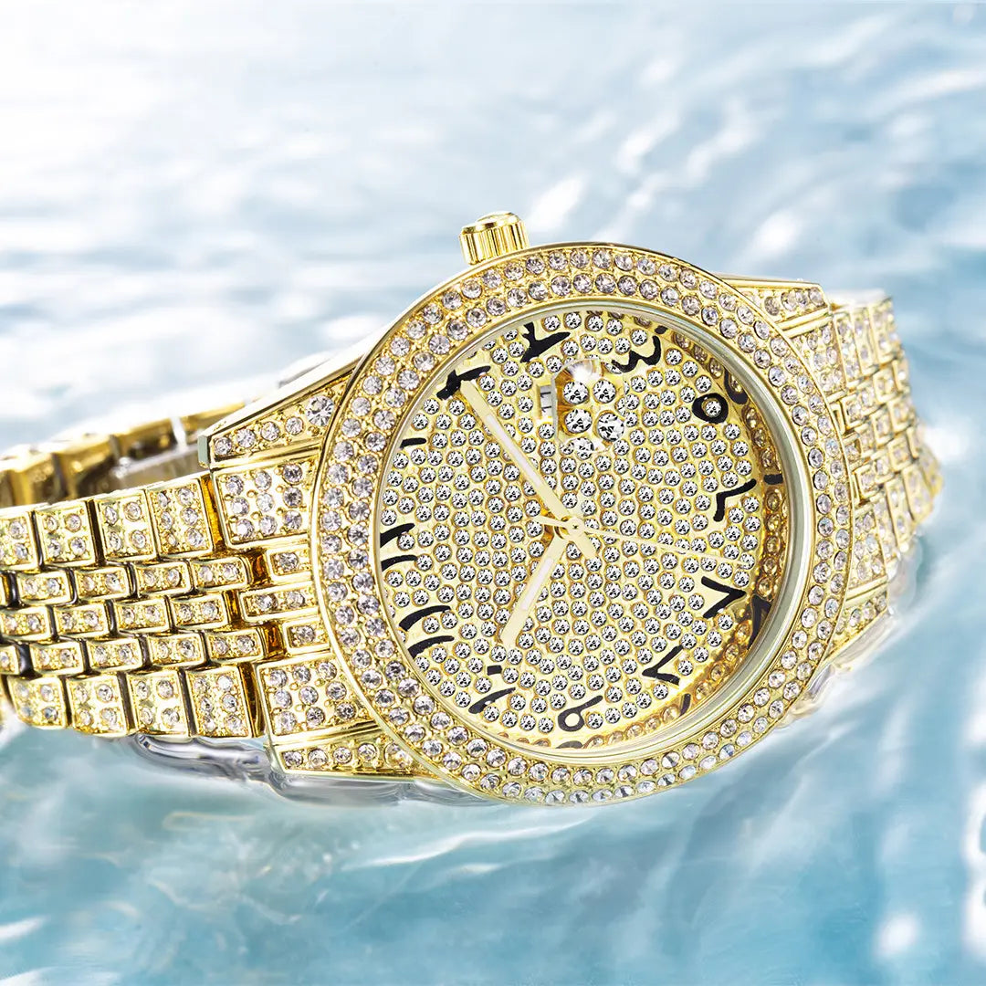 Full Diamond Star Quartz Watch