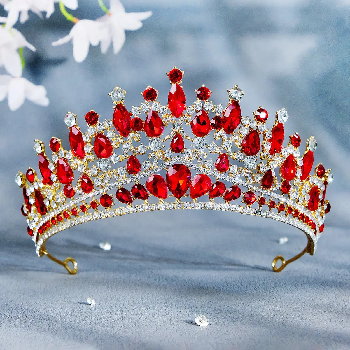Baroque Exquisite Bride Crown Headwear