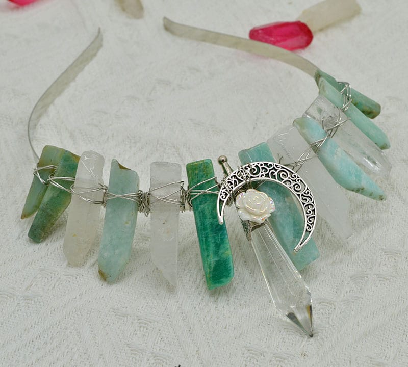Crystal Column Crown Hair Accessories