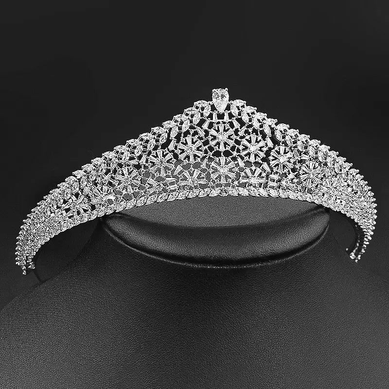 Retro Zircon Adult Crown Headdress