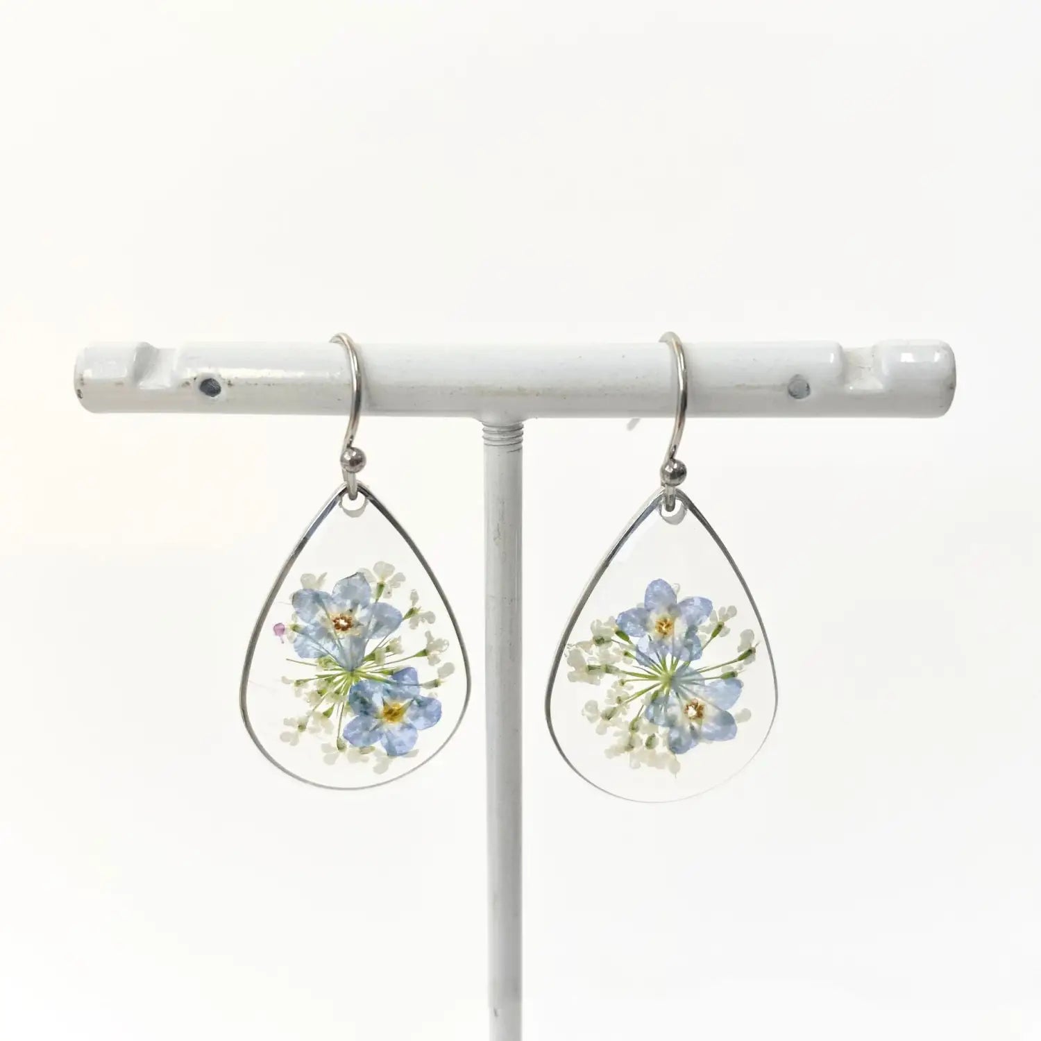 Floral Resin Earrings