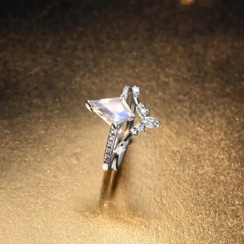 Waterdrop Diamond Ring