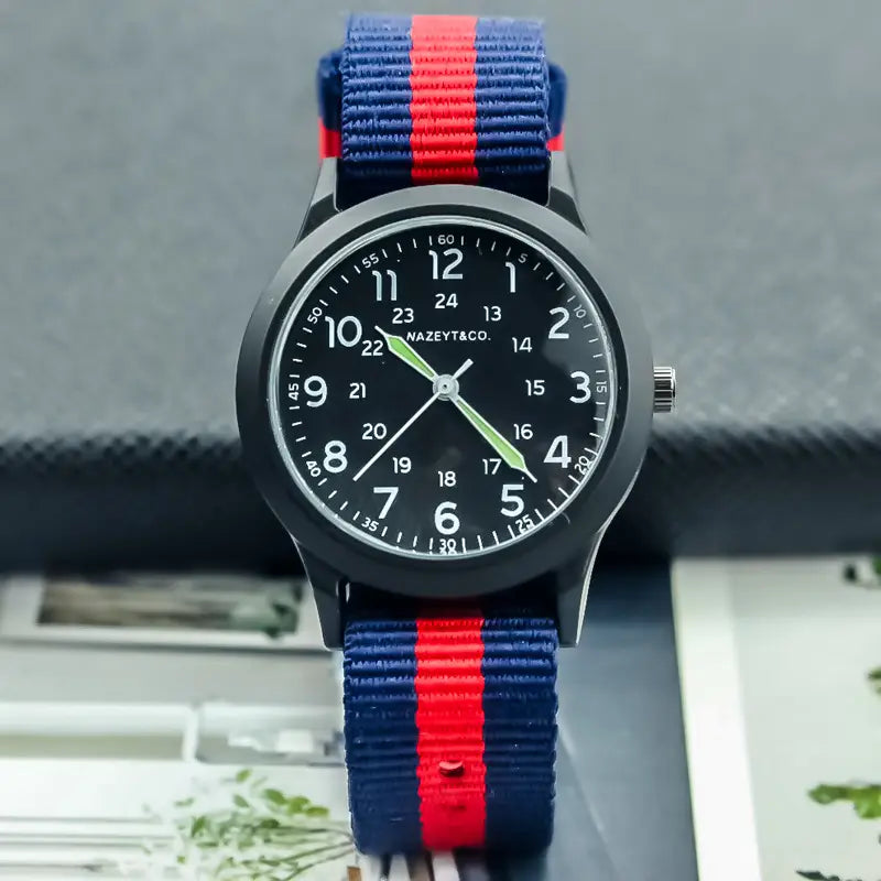 Fashion Luminous Nylon Men’s Outdoor Watch