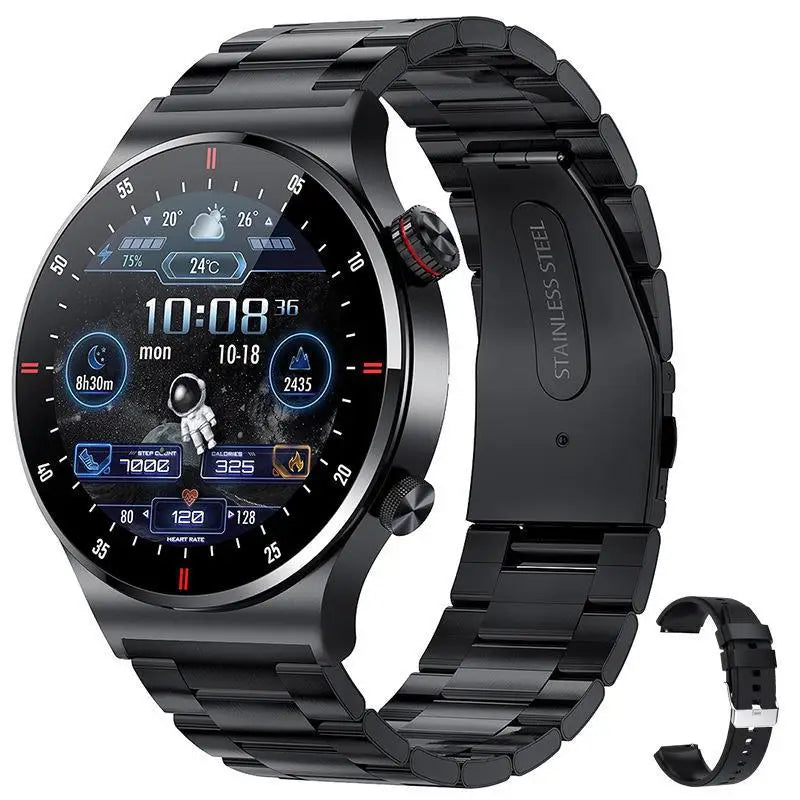 QW33 Smartwatch ECG PPG Stainless Steel Watch