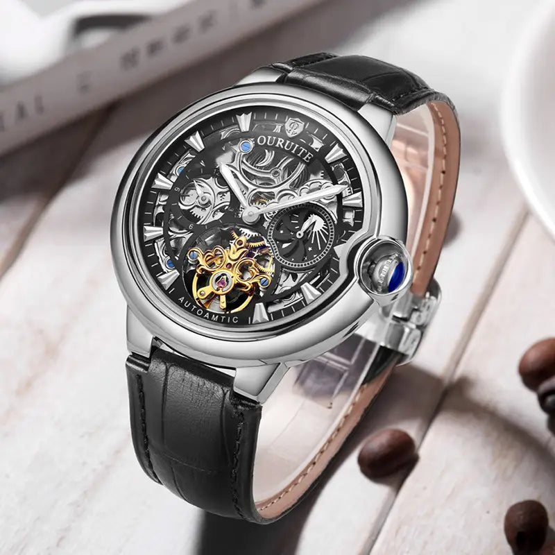 Hollow Waterproof Mechanical Watch
