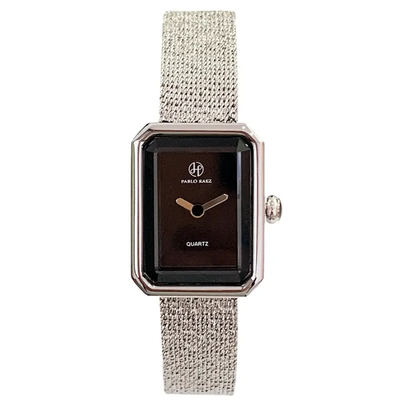 Delicate Mesh Square Waterproof Quartz Watch