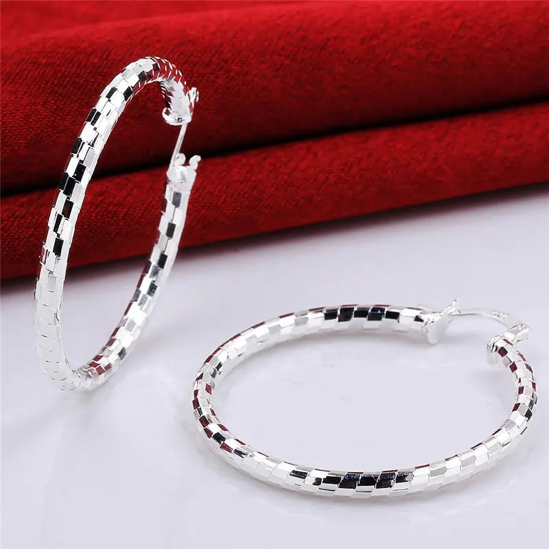 Star Style Circle Earrings