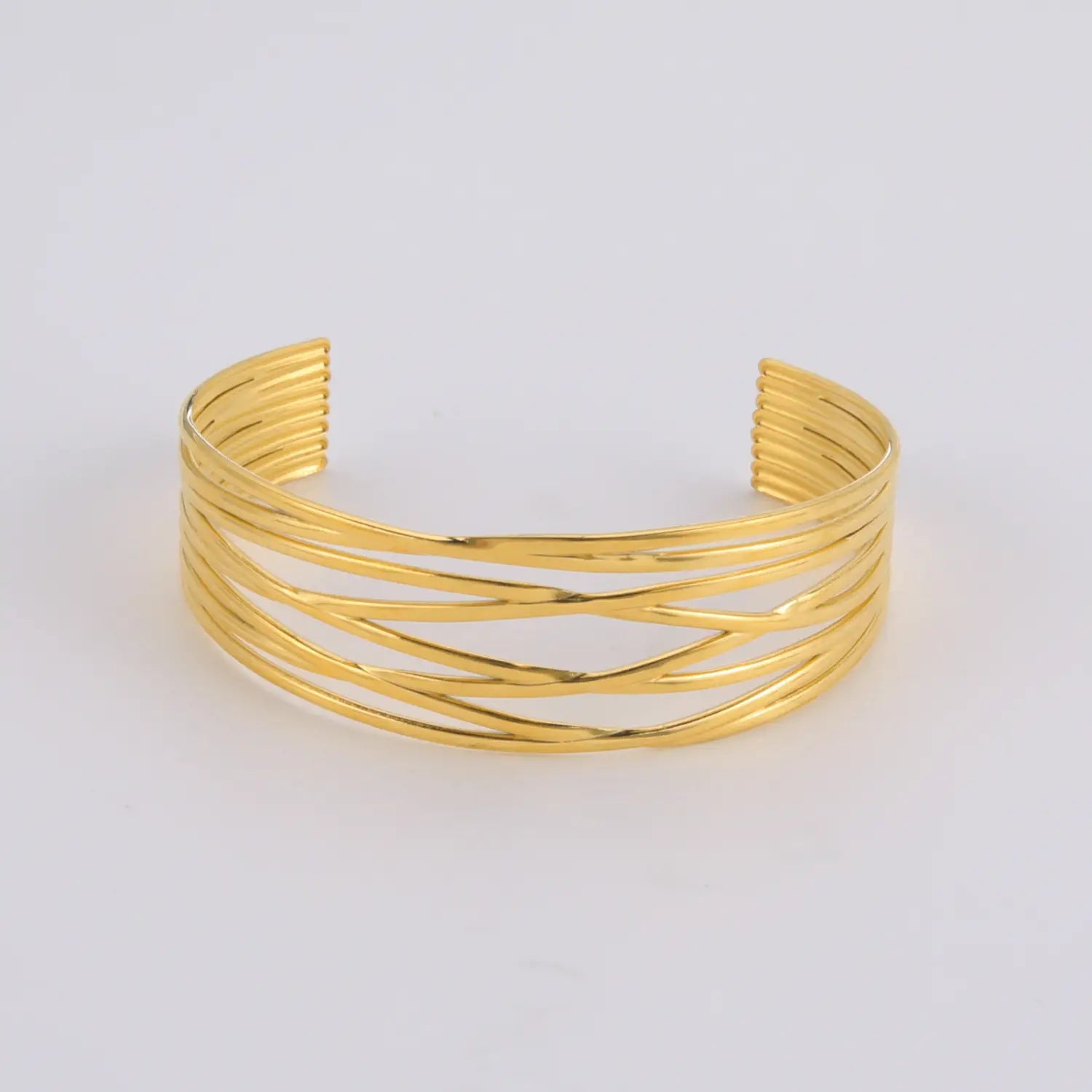 Thin Eight Lines Cross Bracelet