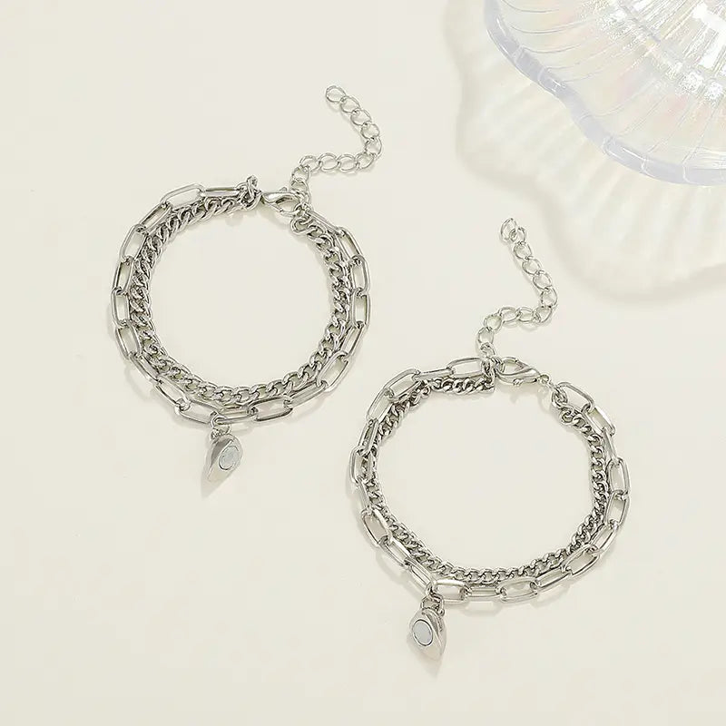 Magnetic Love Couple Bracelet