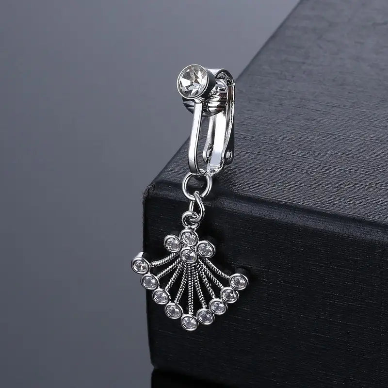 Punch Free Zircon Bellybutton Stud