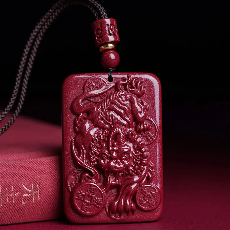Raw Ore Purple Gold Sand Pendant