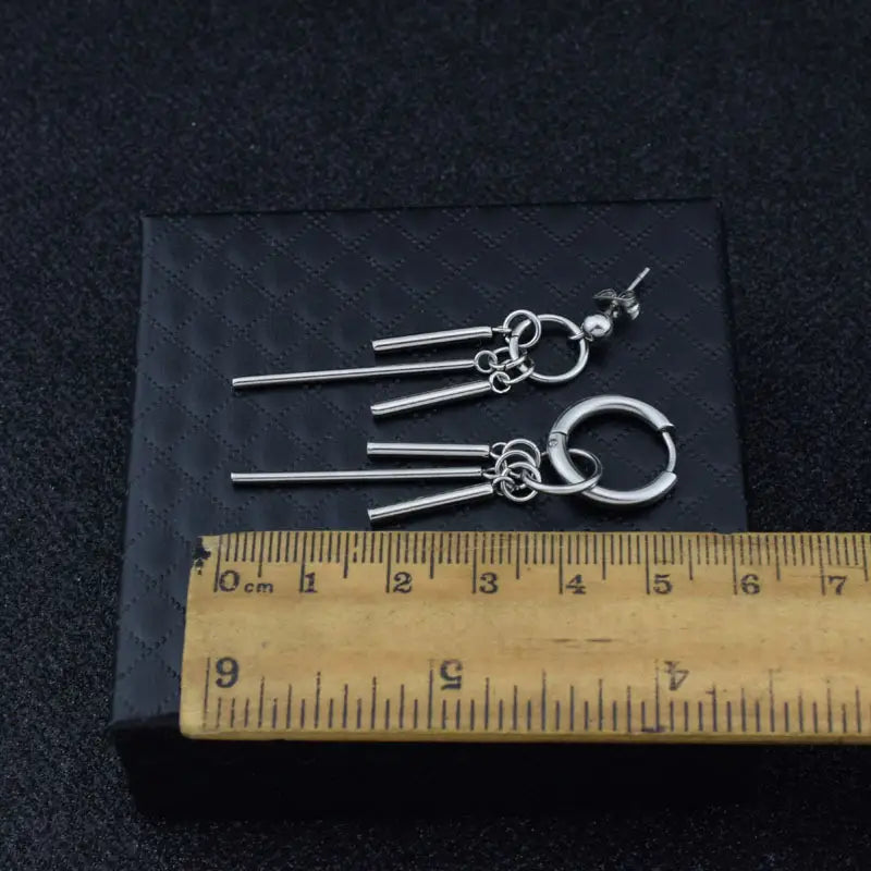 Unisex Three-stick Earrings