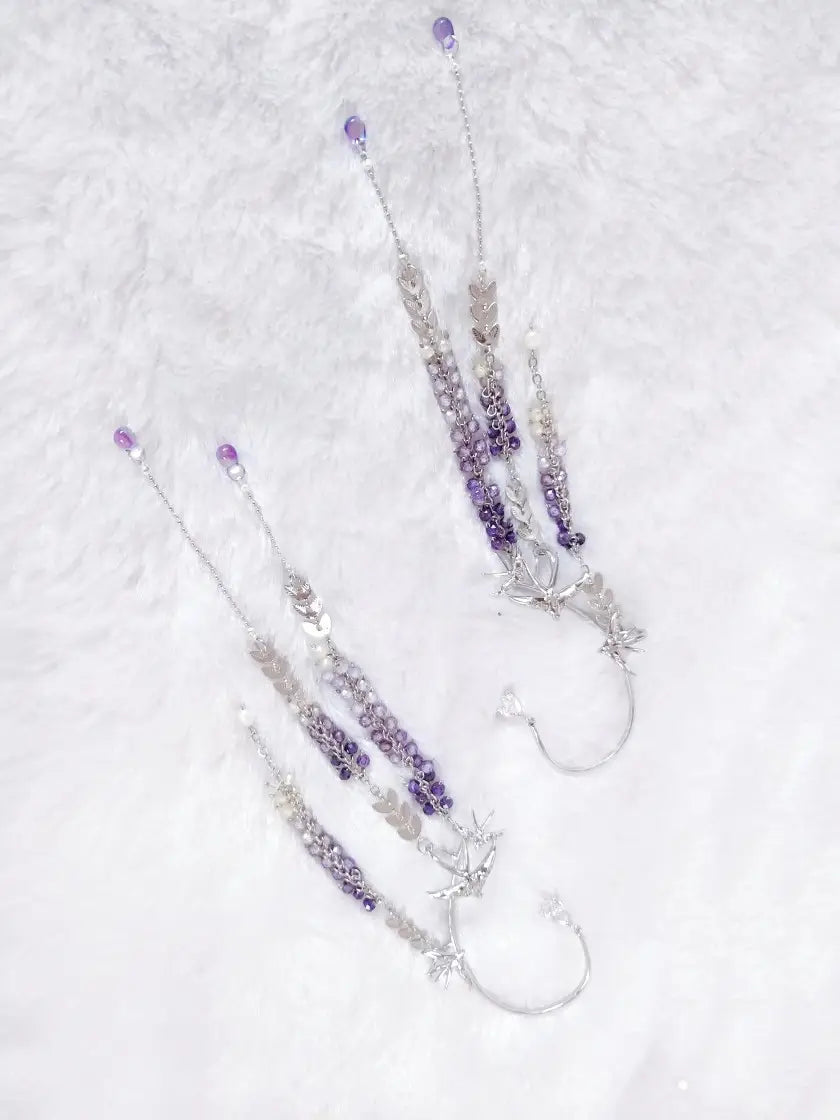 Wisteria Zirconia Crystal Earrings