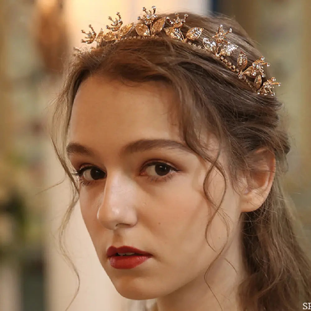 Delicate Floral Bridal Tiara
