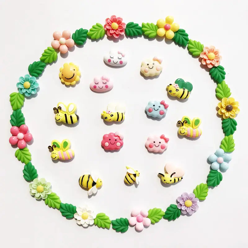Small Animal Plant Flower Fridge Stickers
