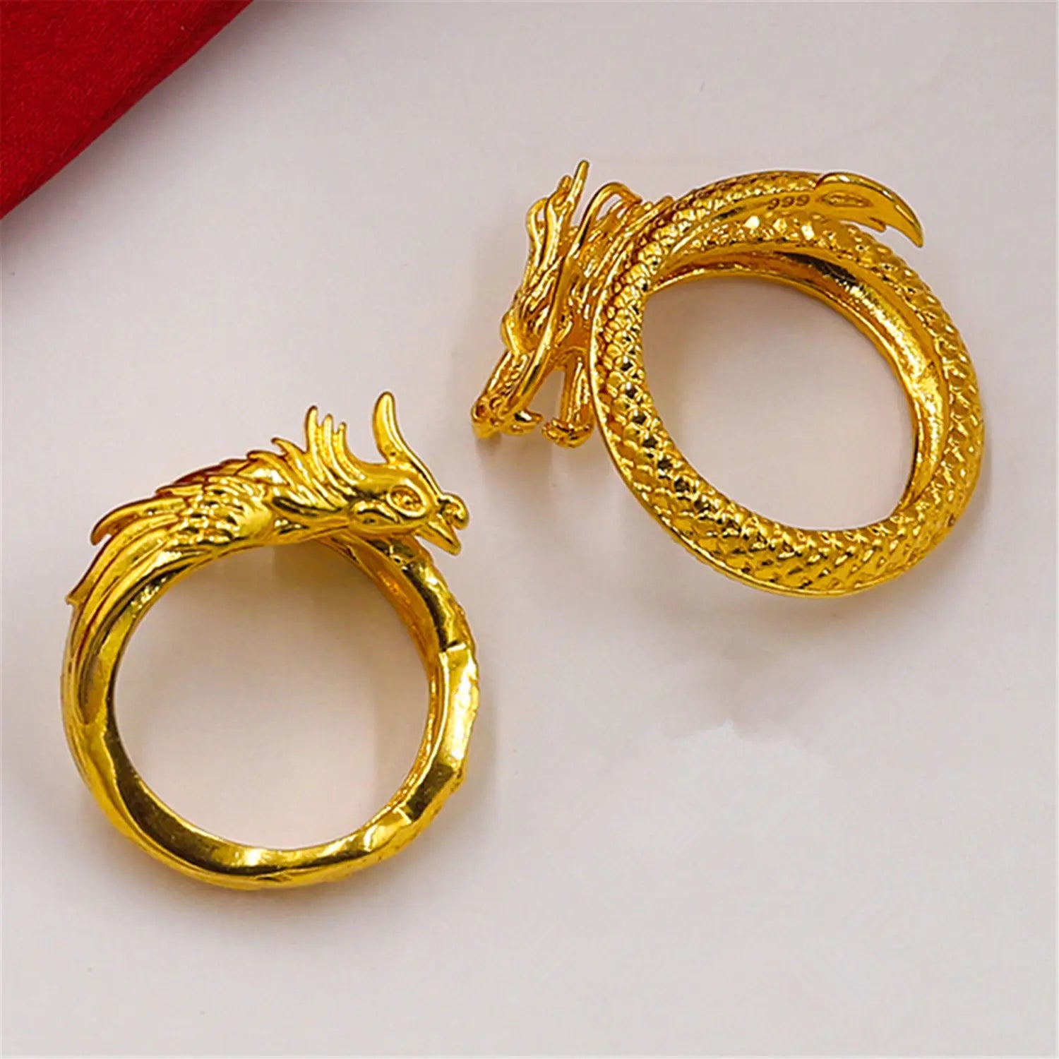 Dragon and Phoenix Ring