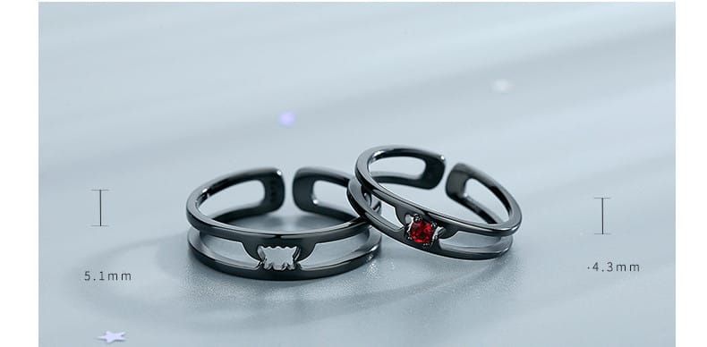 Sterling Silver Vampire Ring