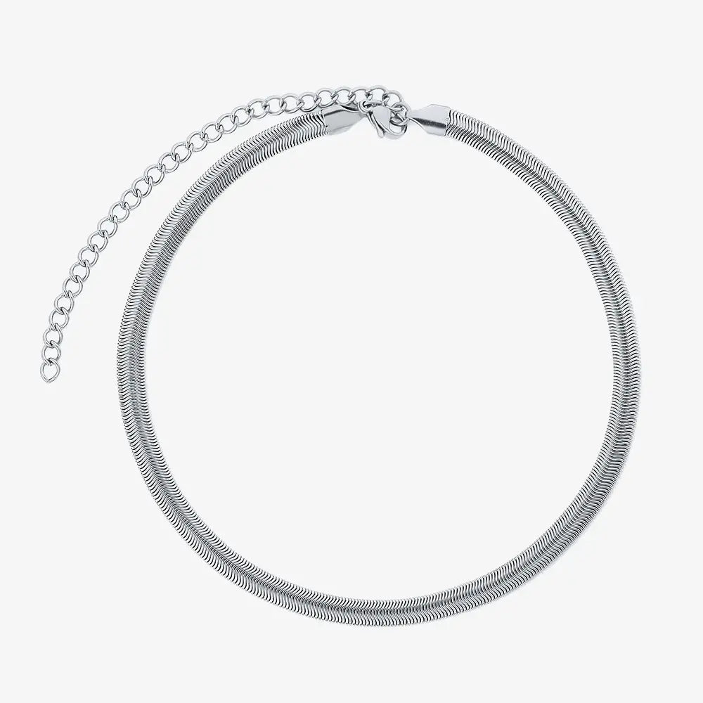 Snake Bone Necklace with Cold Wind