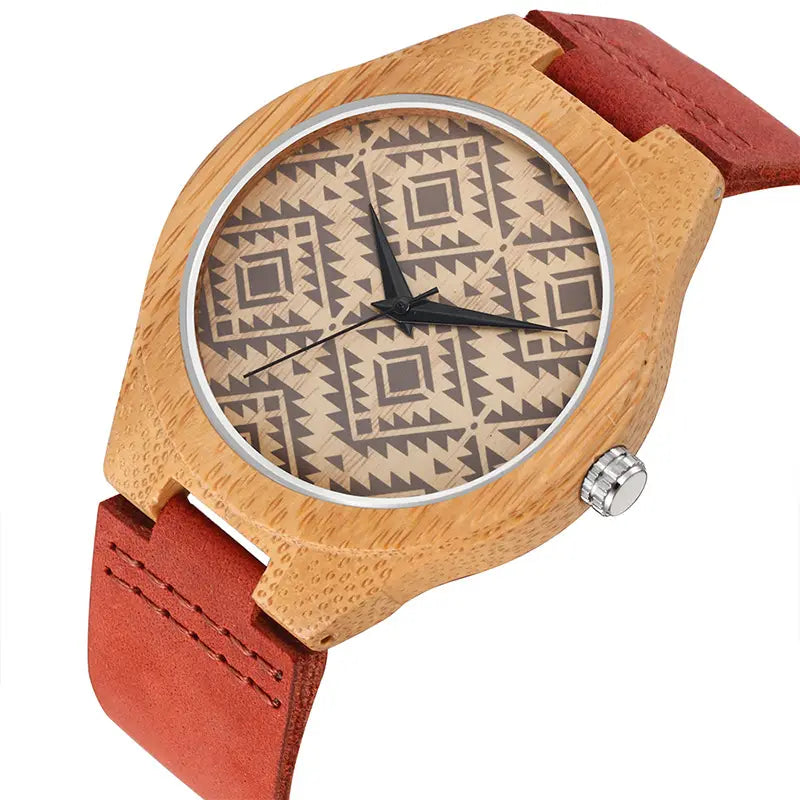 Space-time Wood Fashion Trend Quartz Watch for Men