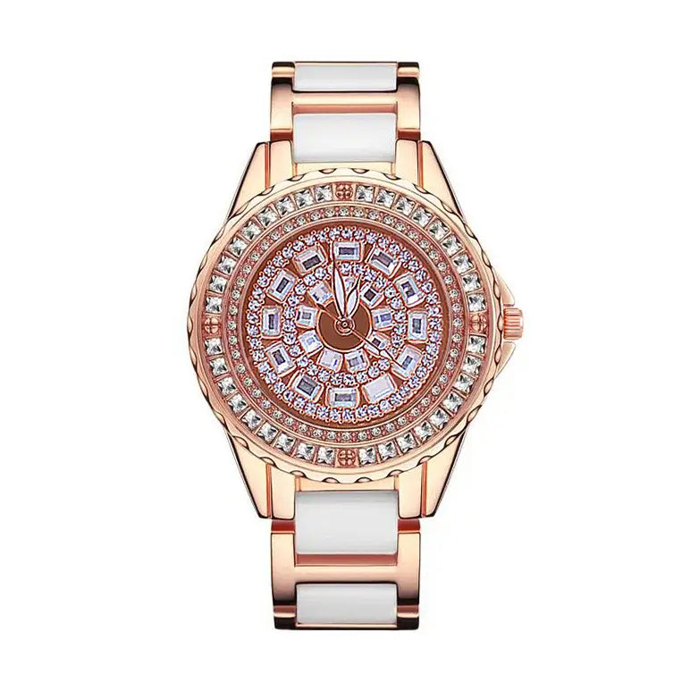 Fashion Simple Full Diamond Women’s Watch