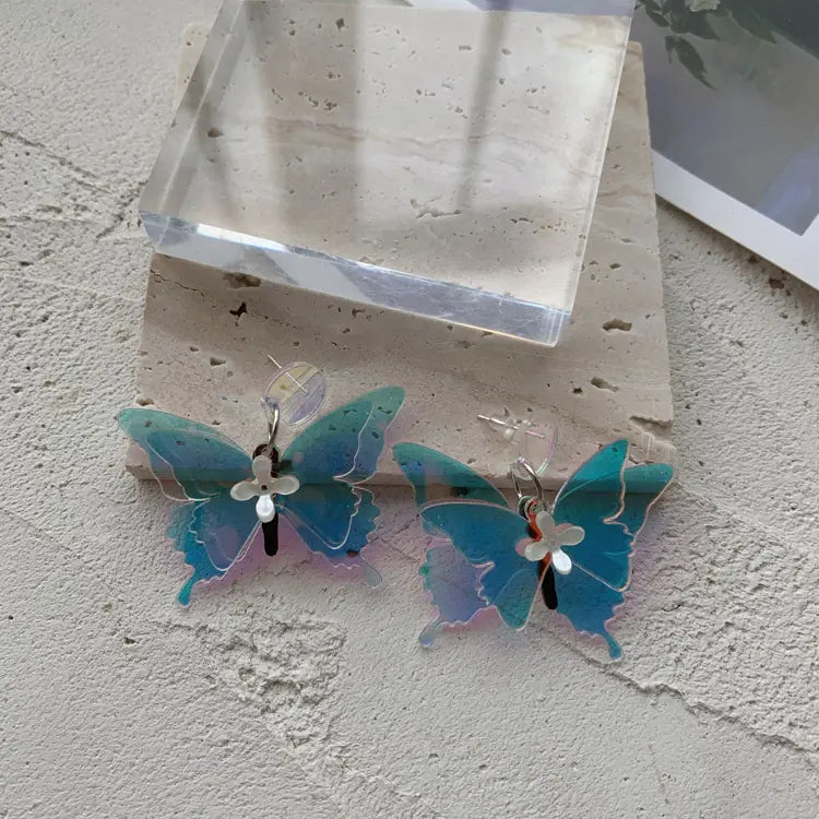 Gradient Butterfly Earrings