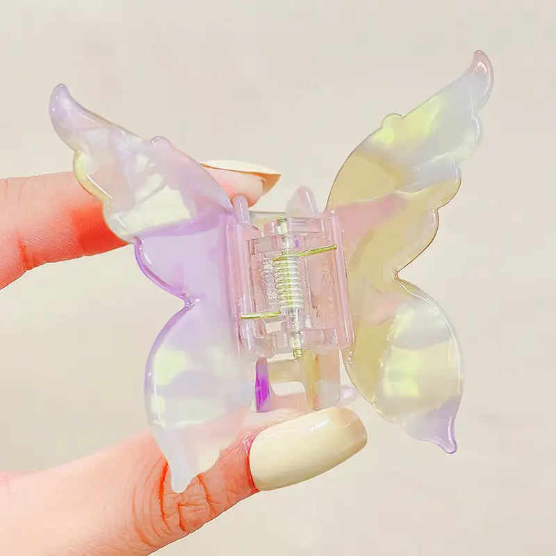 Marble Pattern Hair Clip with Acetic Acid Board