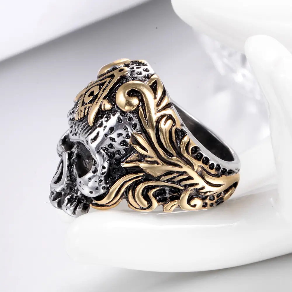 Punk Stainless Steel Men’s Ring