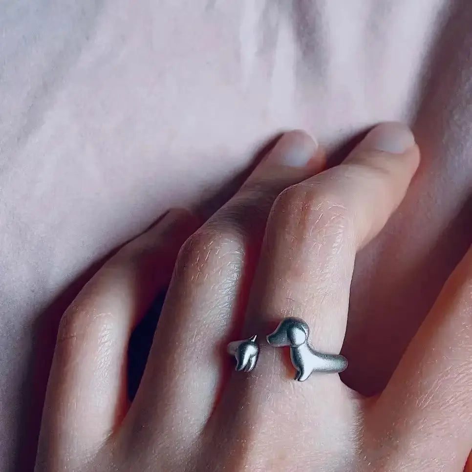 Cute Frosted Versatile Ring
