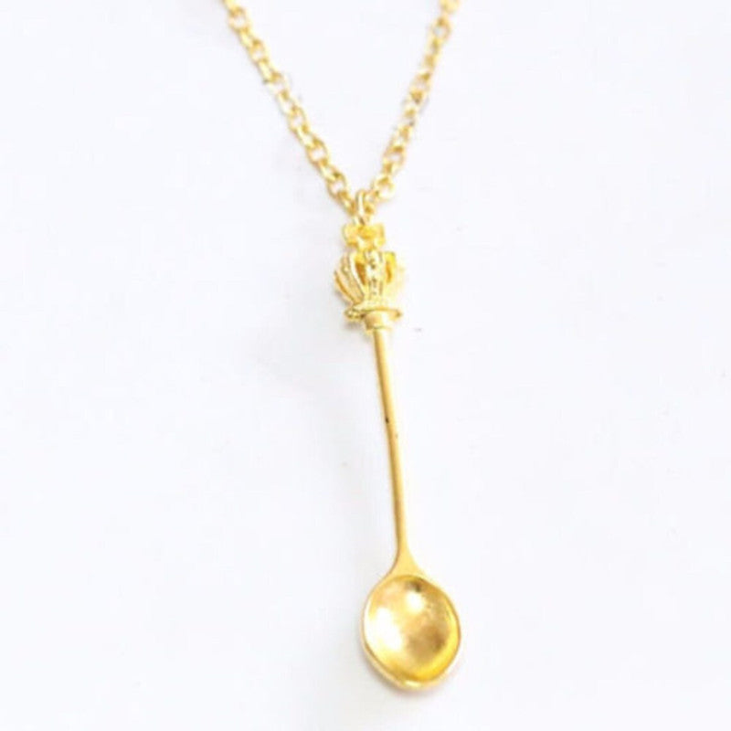 Mini Tea Spoon Snuff Necklace