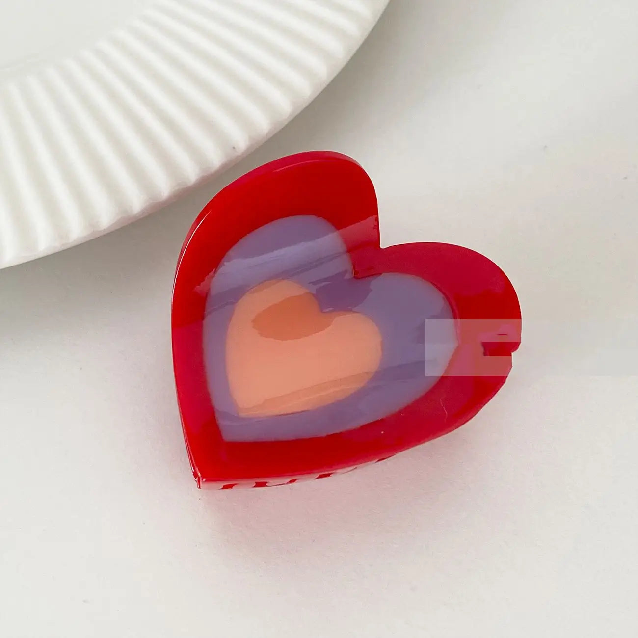 Retro Stitching Love Acetate Gripper