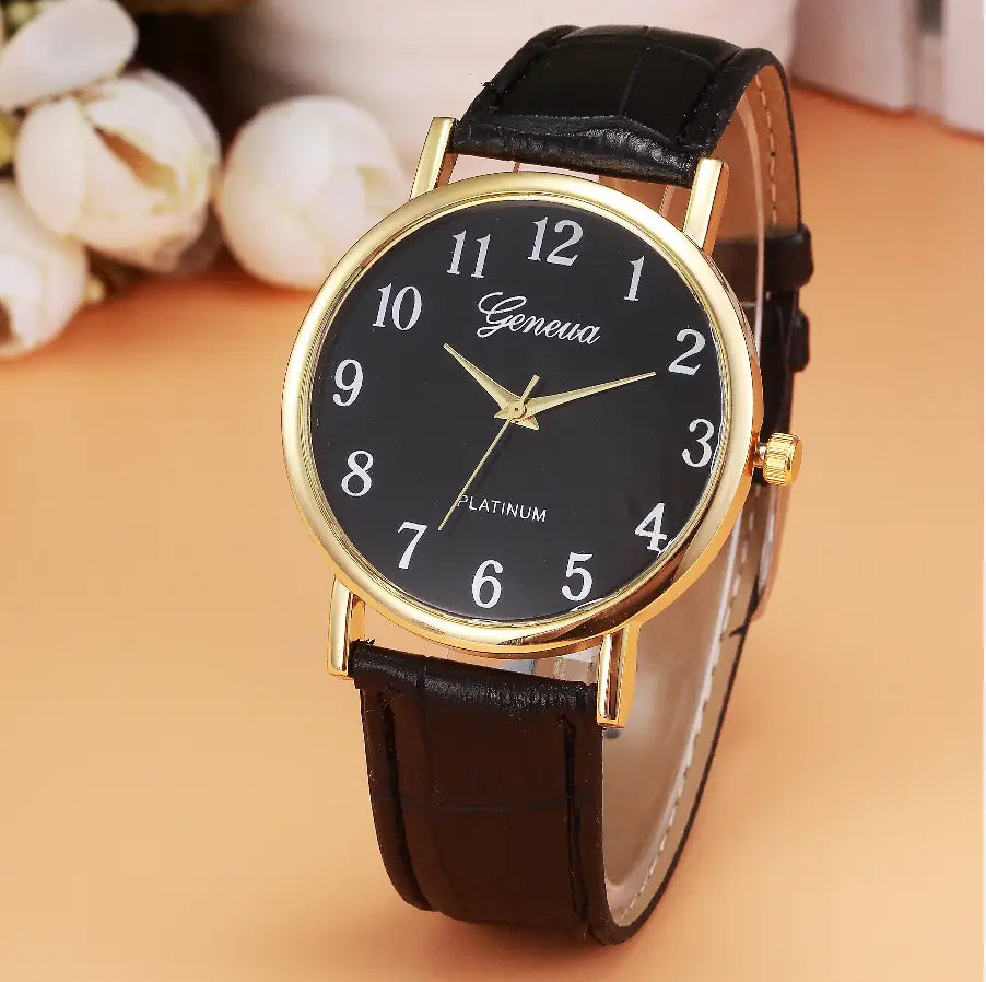 Fashion Men’s Belt Quartz Watch
