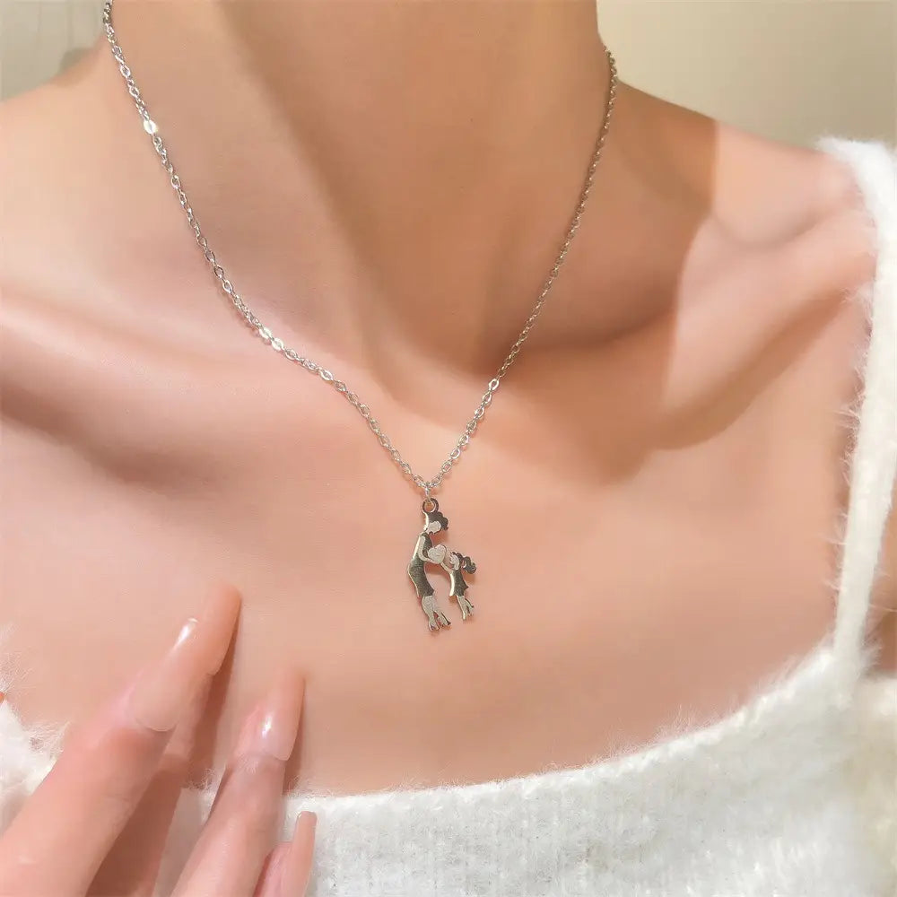 Mother and Daughter Necklace