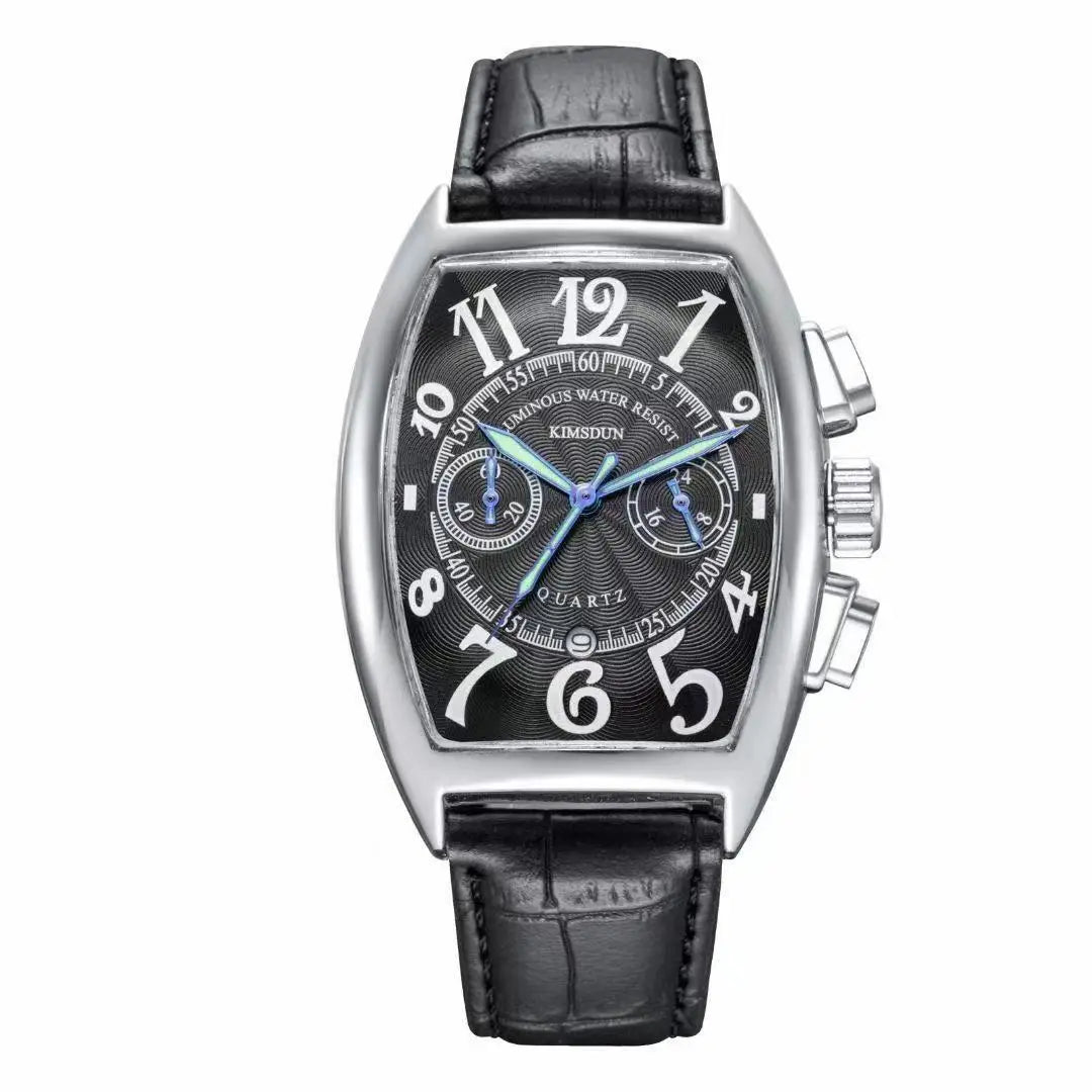 Fashion Casual Barrel-shaped Quartz Watch