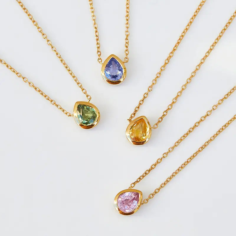 Mini Choker Birthstone Color Zirconium