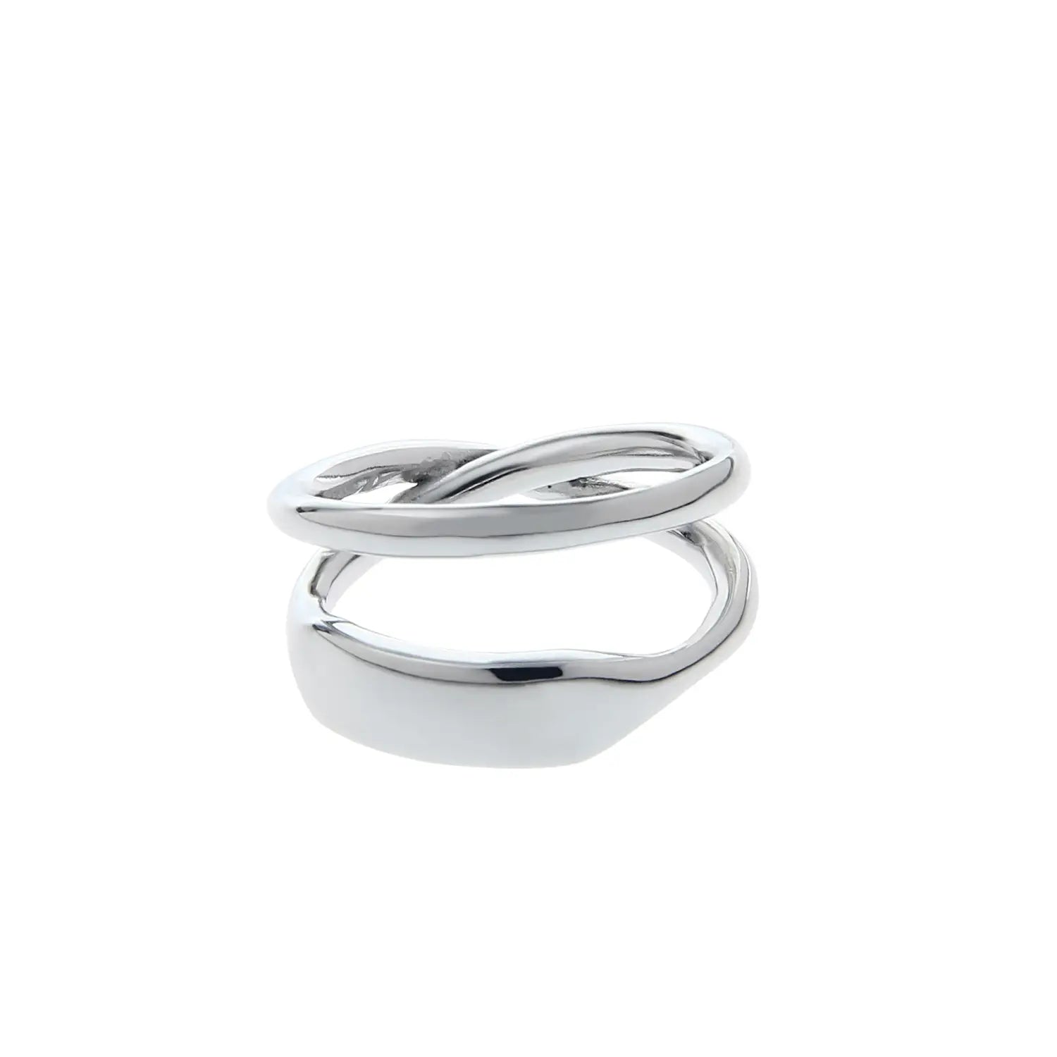 Hip Hop Double Layer Ring