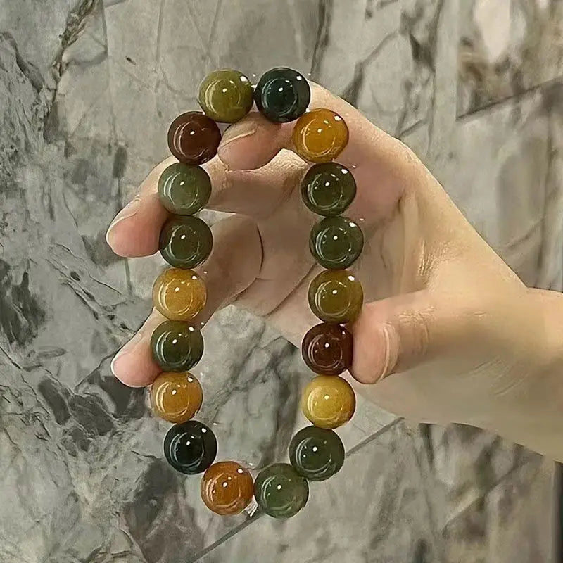 Gradient Bodhi Root Beads Bracelet