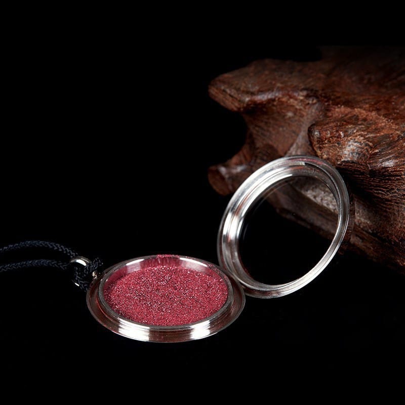 Cinnabar Lucky Bag Necklace Pendant