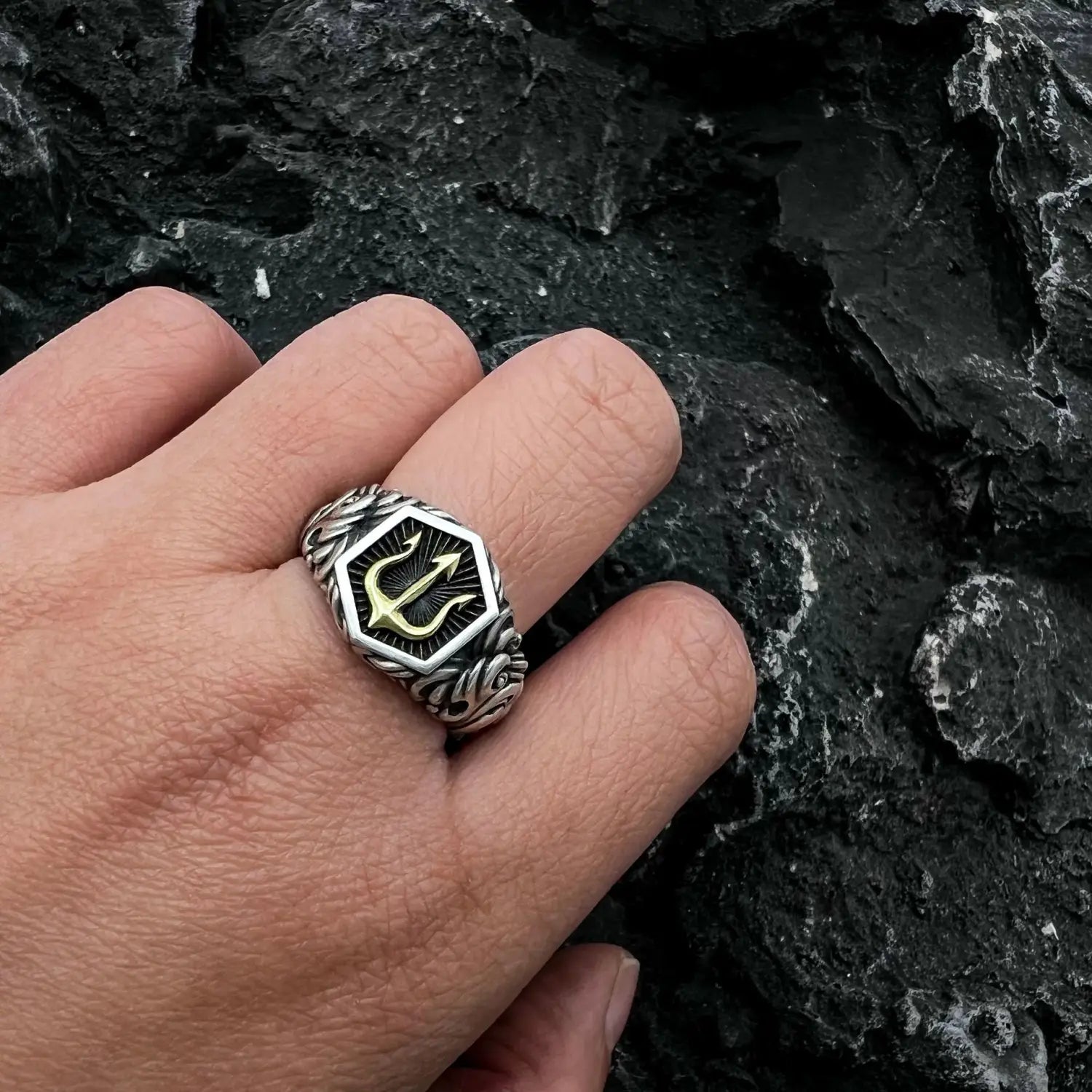 Personality Sterling Silver Men’s Ring