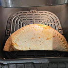 A tortilla in an air fryer