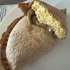A tortilla filled with egg, cheese and mushroom (2)