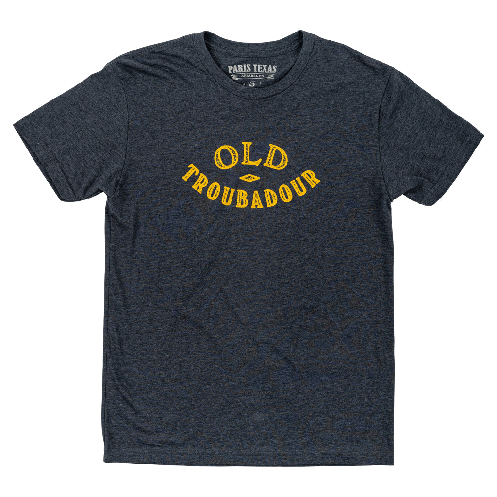 Old Troubadour T-Shirt - Charcoal - Texas Theme Shirt – Paris Texas ...