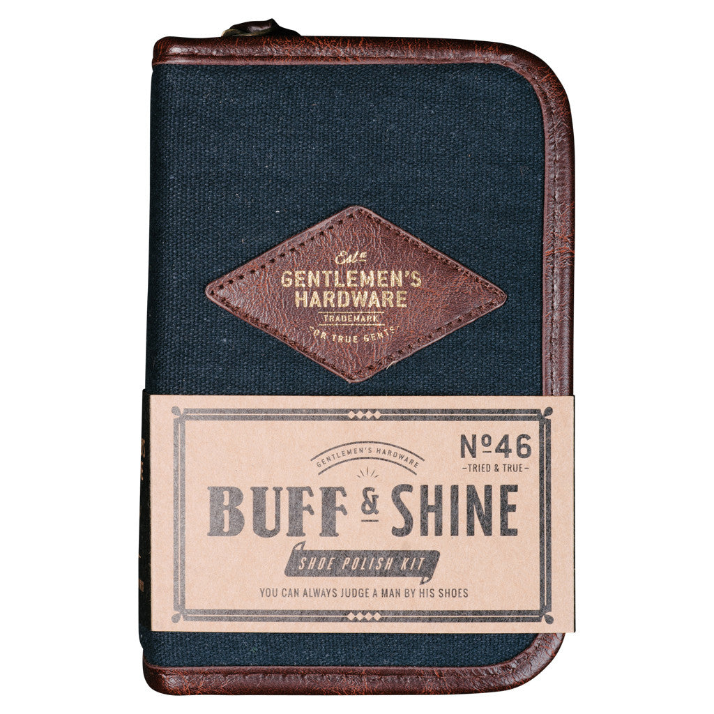 gentlemen's hardware shoe shine kit