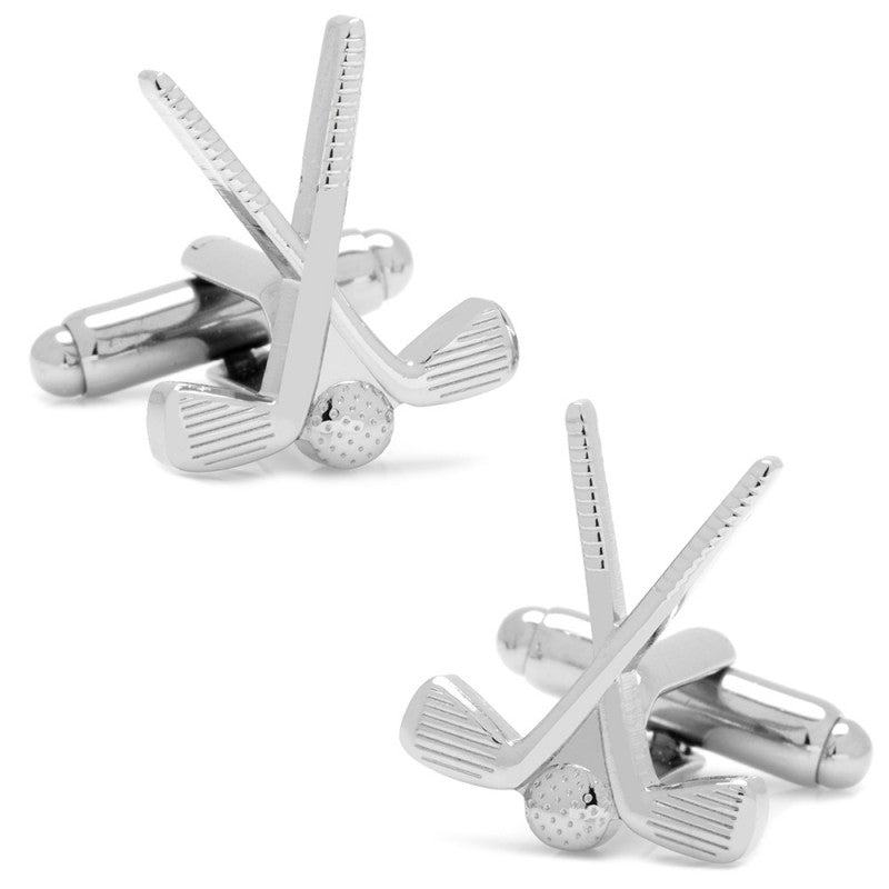 Silver CC cufflinks