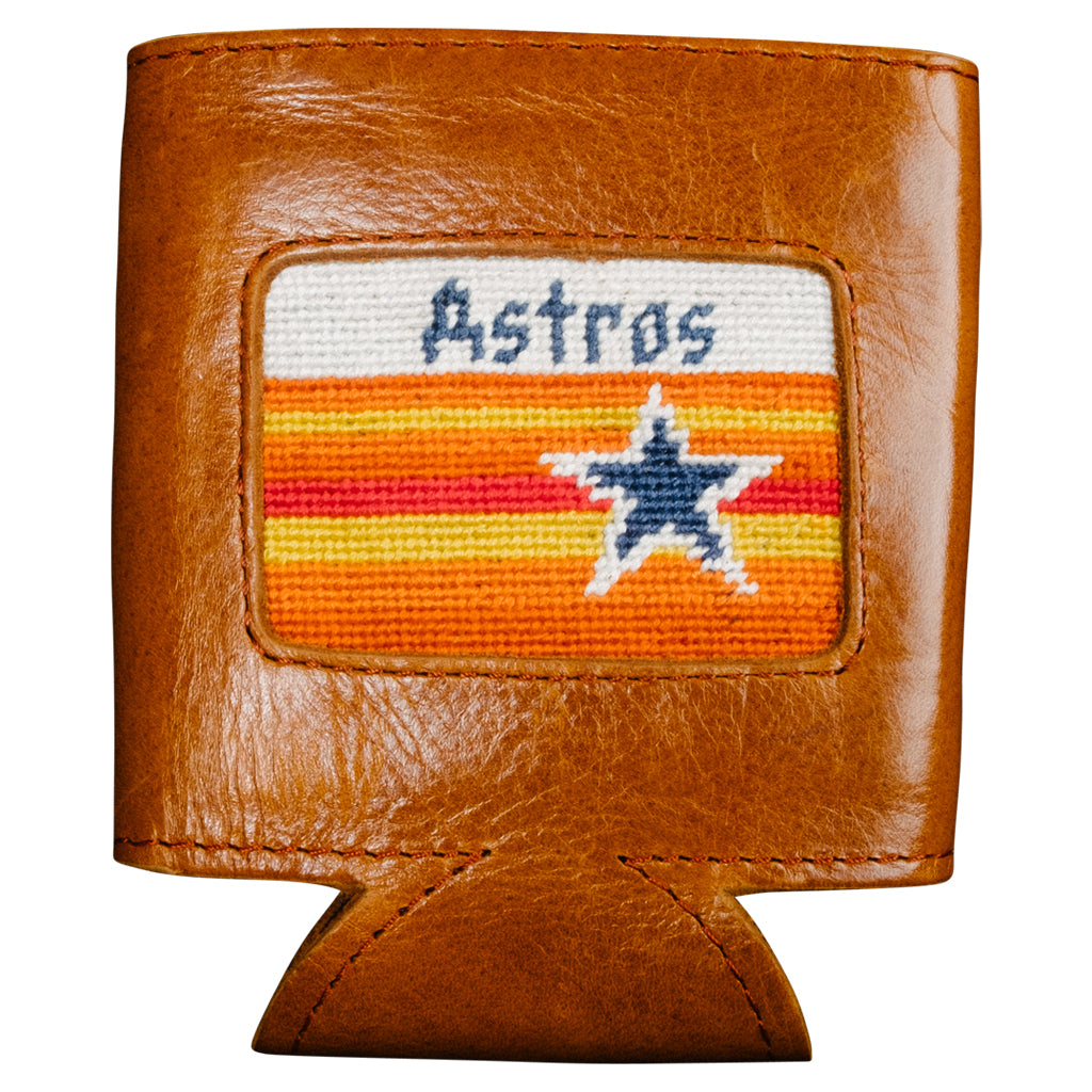 Houston Astros Cooperstown Needlepoint Can Cooler – Paris Texas Apparel Co