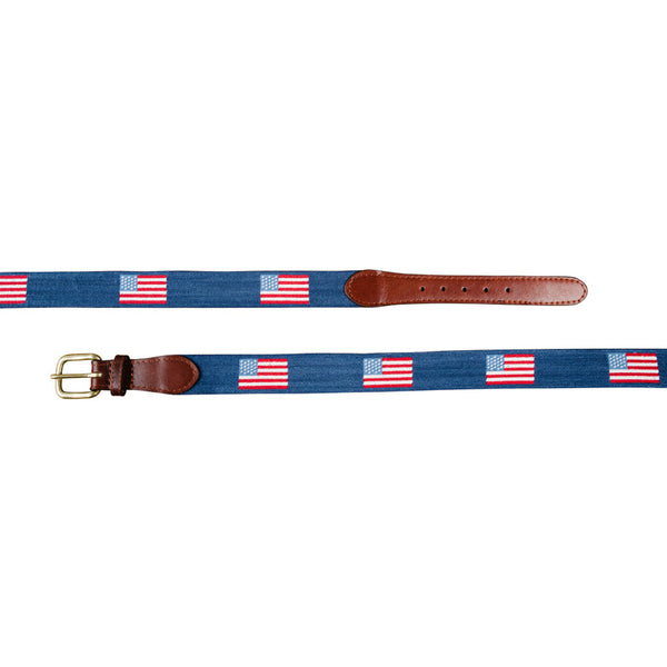 American Flag Needlepoint Belt – Paris Texas Apparel Co