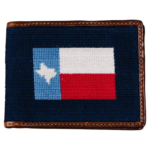 Texas Flag Needlepoint Bi-Fold Wallet – Paris Texas Apparel Co